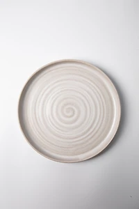 Better Homes & Gardens-Collins Cream Stoneware Round Salad Plate