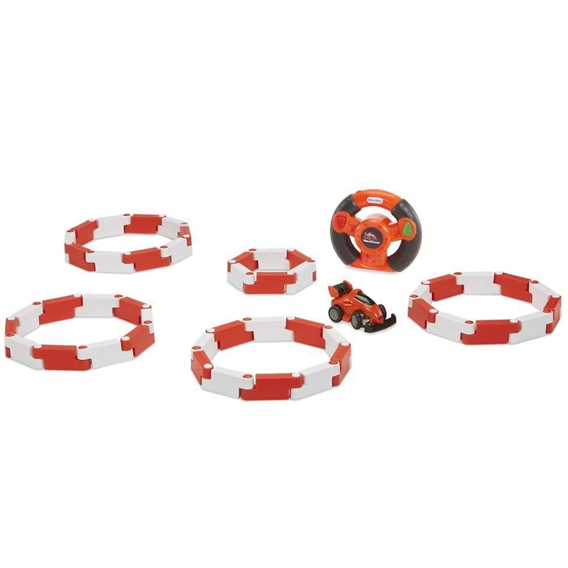 Little Tikes YouDrive Flex Tracks Red Race Remote Control Car w/ Easy Steering
