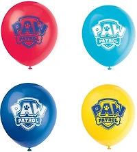 Paw Patrol Latex Balloons, 12in, 8ct, Measures 12" when inflated