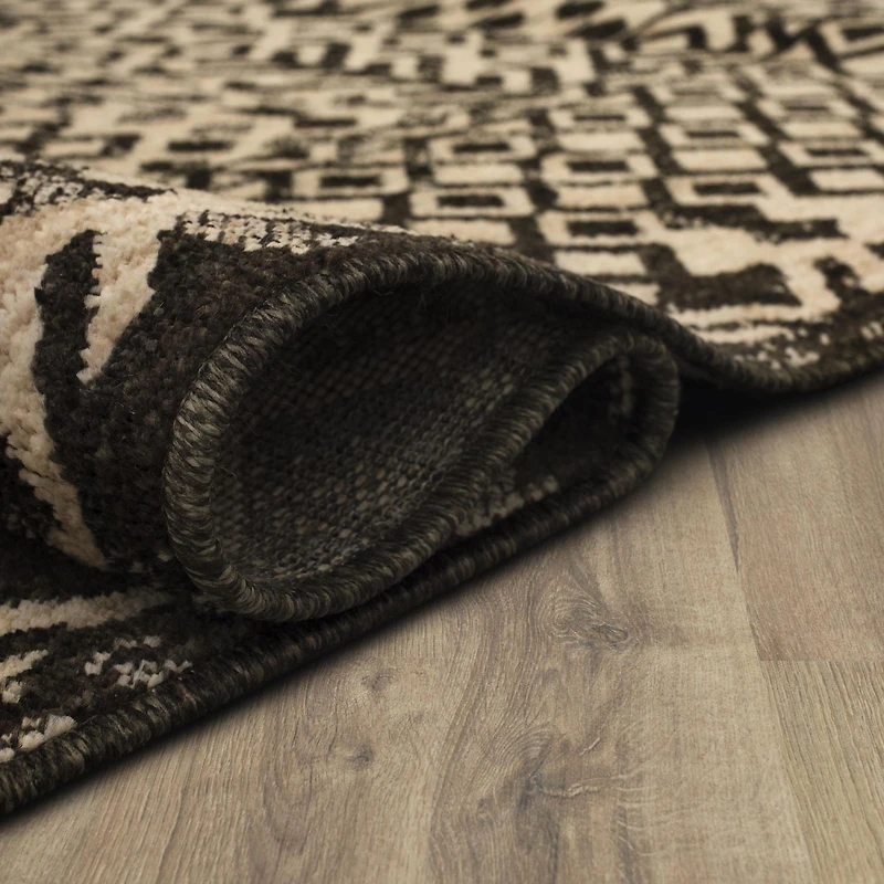 Mohawk Home Townsent Grey Polyester Area Rug