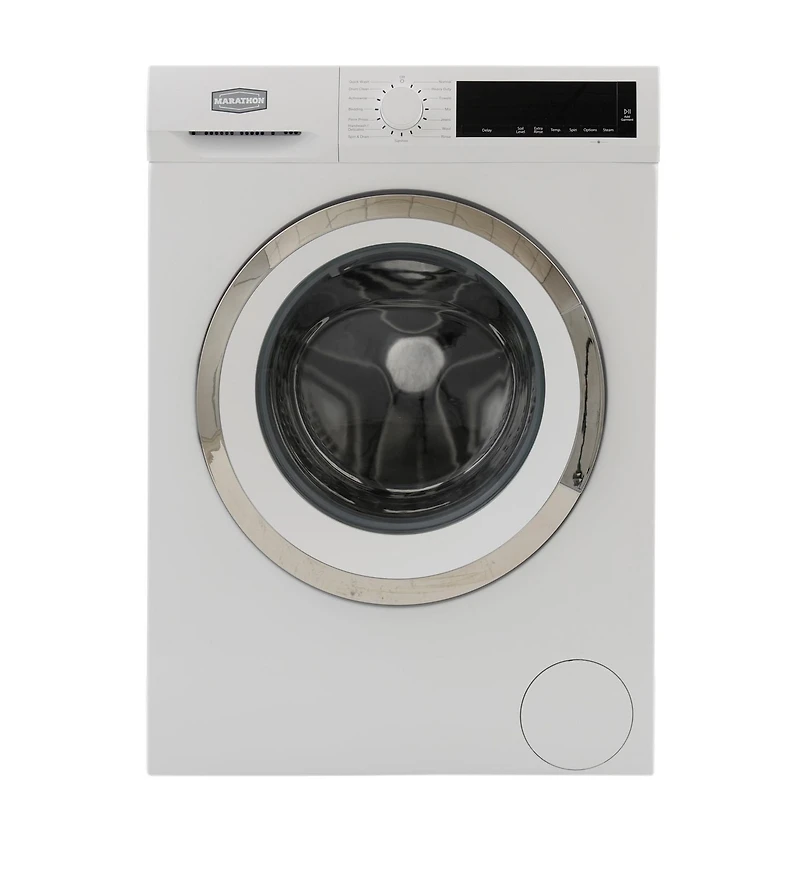 Marathon Deluxe 24" White Front Load Washing Machine