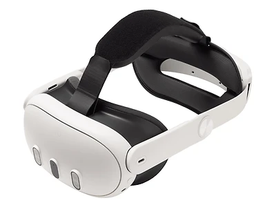 PowerA Comfort Head Strap for Meta Quest 3 / 3S, officially licensed, adjustable head strap, secure and comfortable, flip-up design, easy to install, headphone compatible