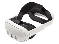 PowerA Comfort Head Strap for Meta Quest 3 / 3S, officially licensed, adjustable head strap, secure and comfortable, flip-up design, easy to install, headphone compatible