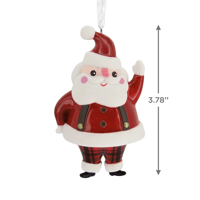 Hallmark Christmas Ornament (Santa Premium Porcelain)