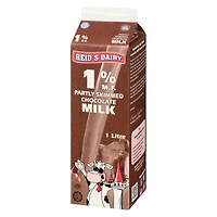Reid's Dairy Partly Skimmed Chocolate Milk 1% M.F., 1 L