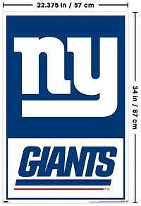 NFL New York Giants - Logo 21 Wall Poster, 22.375" x 34"