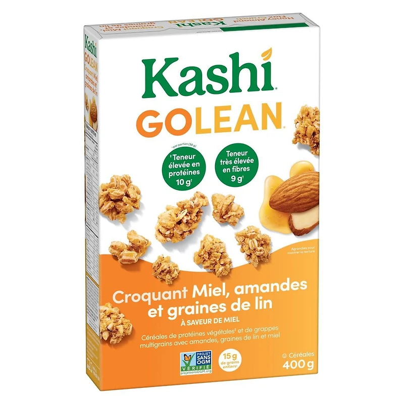 Kashi GOLEAN Honey Almond Flax Crunch Cereal, 400g, 400g