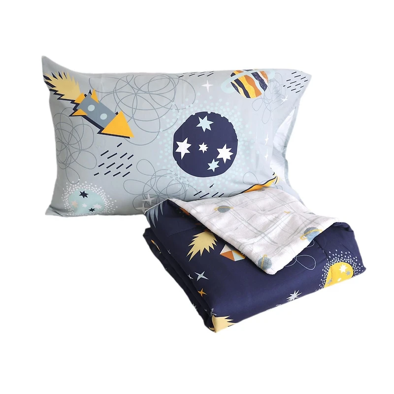 3-Piece Toddler Bedding Set, Outerspace