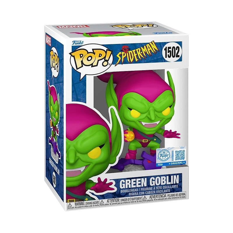 Funko Pop! Marvel: Green Goblin (Spider-Man: The Animated Series) bobblehead en vinyle