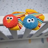 Jeu de hochets de pieds de Kids Preferred Sesame Street Elmo and Cookie Monster 2 pièces