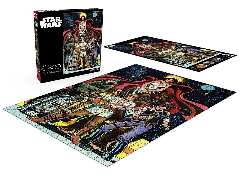 Buffalo Games Entertainment Star Wars - A Brave Alliance 500-Piece Interlocking Jigsaw Puzzle for Adults Ages 14 and Older