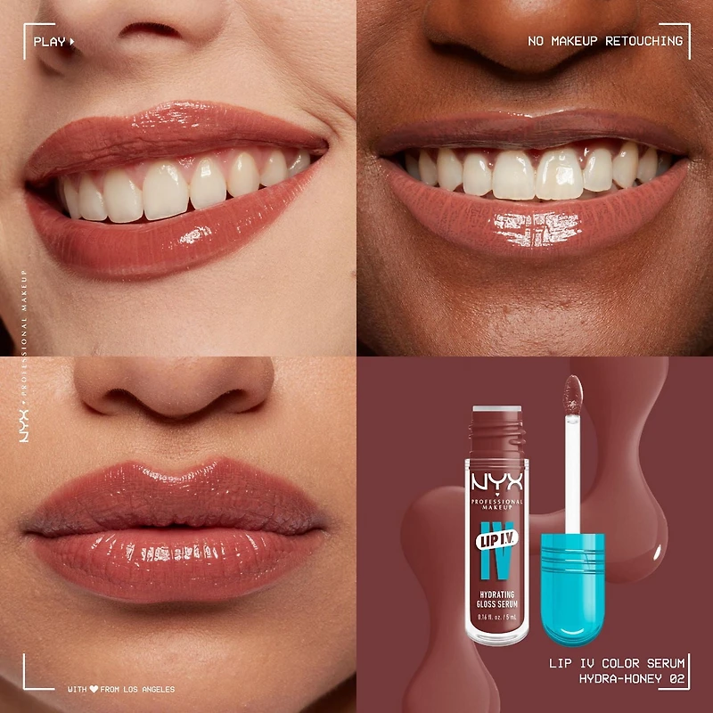 Sérum brillant à lèvres hydratant Lip IV