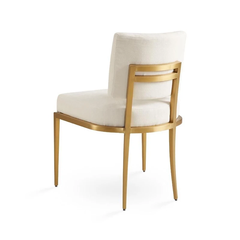Home Gear Set of 2 Gold Sidechair Dining Chair