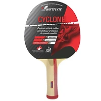 Swiftflyte Cyclone Table Tennis Racket Set, 14-Piece Ping Pong Paddle and Ball Set with 2 Wood Rackets and 12 Balls