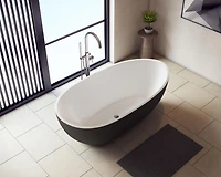 A&E Bath and Shower LAYLA BLACK-NF Bathtub
