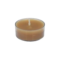 24-Pack Caramel Pecan Scented Clear Cup Tealight Candle