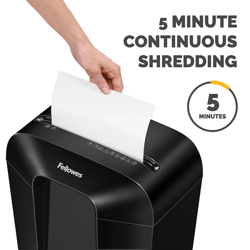 Fellowes Powershred LX9 Cross Cut Shredder, 9 sheets