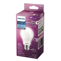 Philips UltraDefinition Ampoule à économie d'énergie LED A19 E26 60W, Dimmable Daylight (5000K) PHILIPS DEL 60W A19 DL