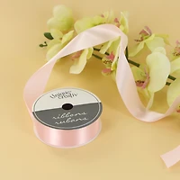 UNIQUE CREATIV, ruban, satin simple face, rose, 100 % polyester, 25 mm x 5,5 m (⅞ po x 6 v)