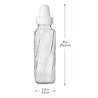 Evenflo Feeding Classic BPA-Free Glass Baby Bottles, 8oz, Clear, 3ct