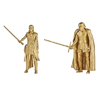Star Wars Saga Skywalker, figurines Kylo Ren et Rey de 9,5 cm du film Star Wars : Les Derniers Jedi