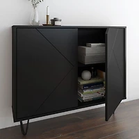 Nexera Console de rangement 2 portes Slim