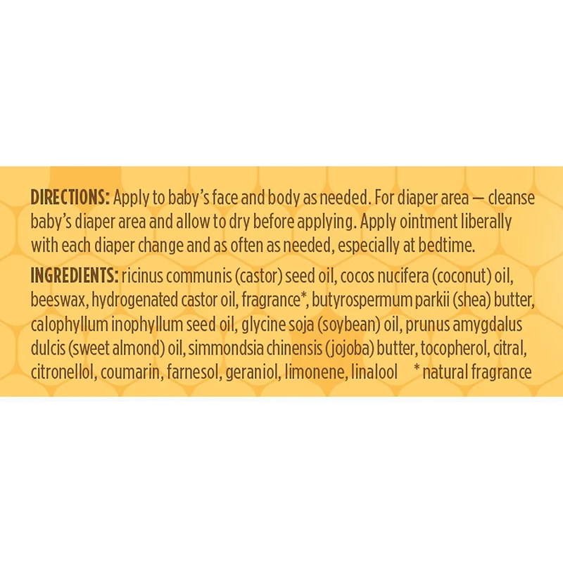 Burt’s Bees® Baby™ 100% Natural Origin Multipurpose Ointment, Petroleum Free,, Pediatrician Tested