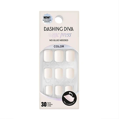DASHING DIVA - MAGIC PRESS - COCONUT MILK, Magic Press Solid Color