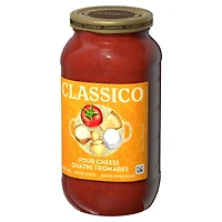 Sauce Pour Pâtes Quatre Fromages Classico Tomate et Quatre Fromages 600ML