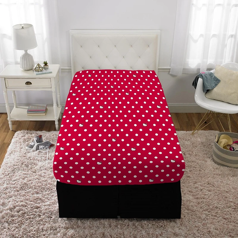 Hello Kitty " Big Bow Energy" Twin Sheet Set
