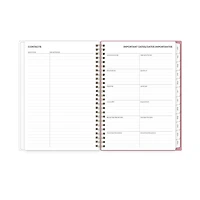 2024 Weekly Monthly Planner, 5.875x8.625, Blue Sky, Jessie Blue