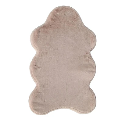 Instachew SORA Hide Shape Dog Bed Blush Small