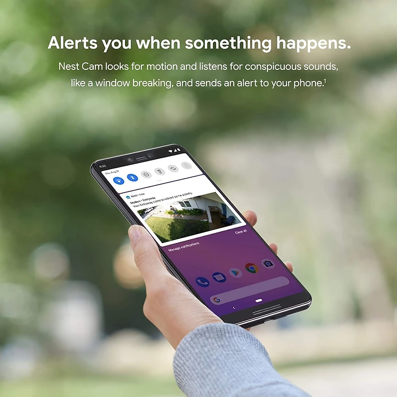 Caméra extérieure filaire Google Nest (1 unité)