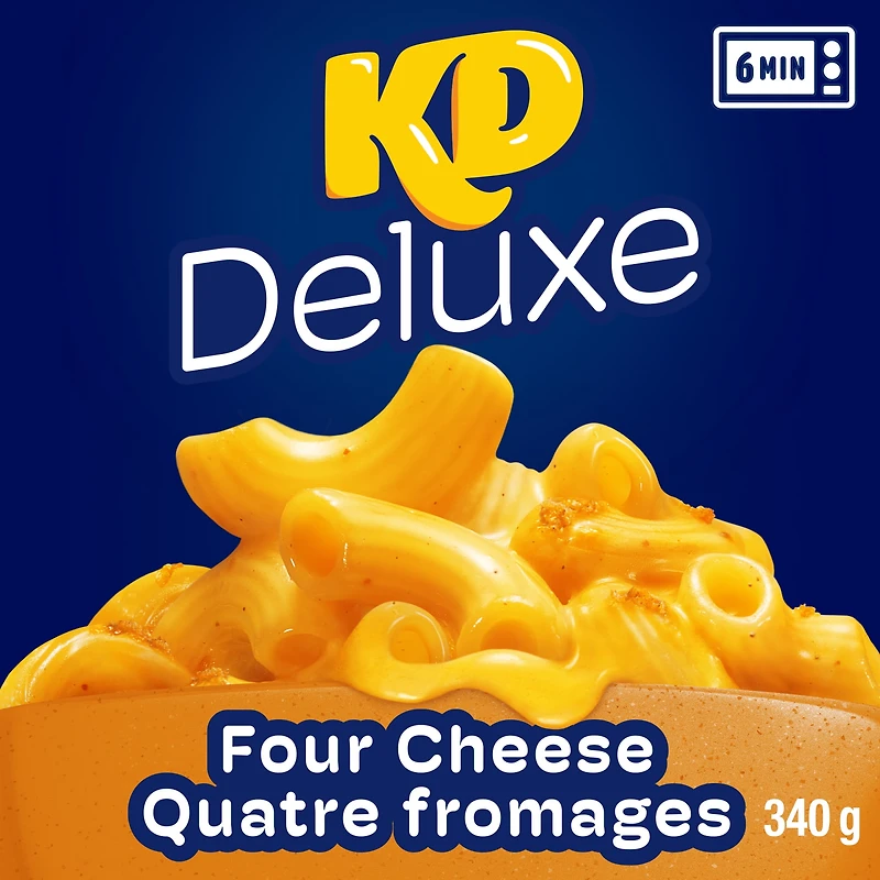 Macaroni Et Fromage Aux Quatre Fromages Surgelé Kd Deluxe, Boîte 340 g