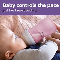 Philips Avent Natural Baby Bottle Pink Baby Gift Set With Snuggle, SCD838/03, Avent Baby Bottle Gift Set