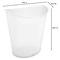 Sterilite 11.4L OVAL WASTE