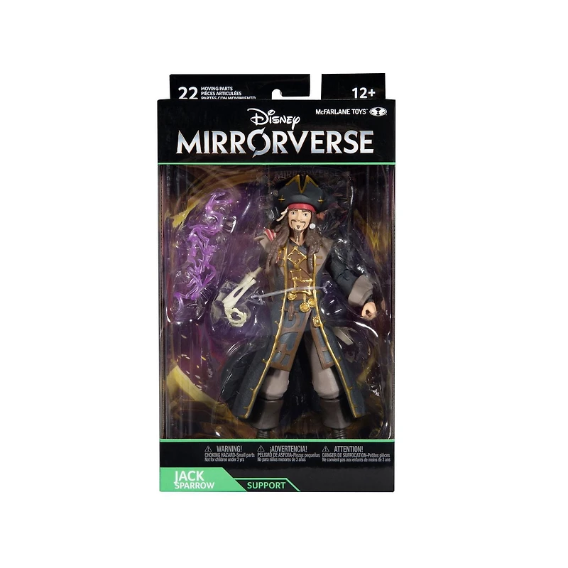 DISNEY MIRRORVERSE - CAPTAIN JACK SPARROW FIGURES DE 7 POUCES