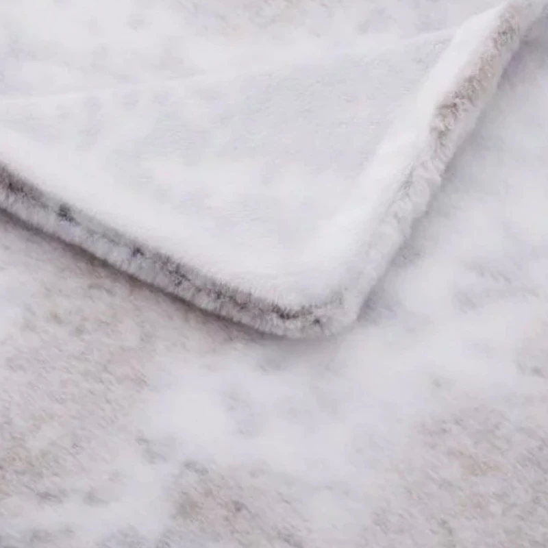 Jeté réversible fausse fourrure Hometrends Très élégant et chaud