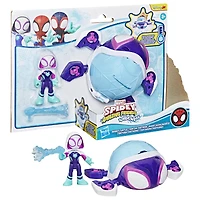 Marvel Spidey and his Amazing Friends Water-Webs Ghost Turtle Submarine Toy