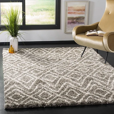 SAFAVIEH Hudson Augustine Geometric Shag Area Rug