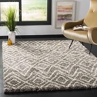 SAFAVIEH Hudson Augustine Geometric Shag Area Rug