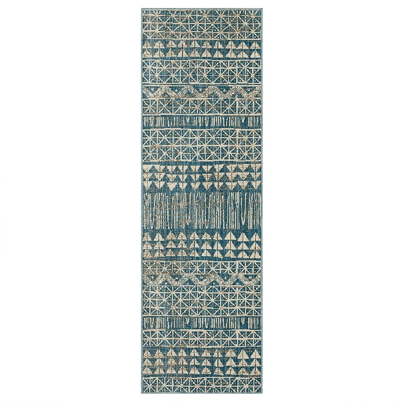 Mohawk Home – Tapis bleu Wilton