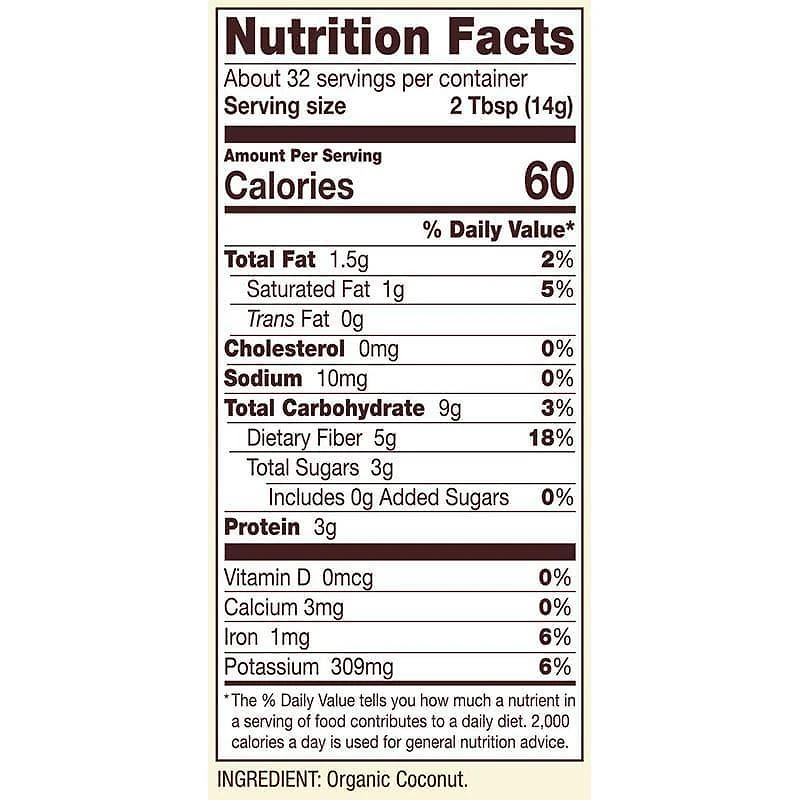 Farine de noix de coco sans gluten de Bob's Red Mill, biologique, sans gluten 453G