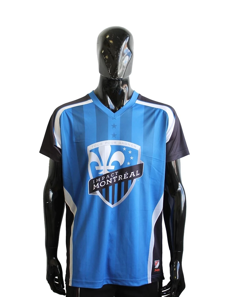 MLS Men's Montreal Impact Football Club Short Sleeve Poly T-Shirt
