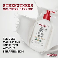 THAYERS Hydrating Milky Cleanser with Hyaluronic Acid and Snow Mushroom, Natural Facial Cleanser, For All Skin Types, 237mL, THAYERS Hydrating Milky Cleanser