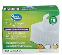 Great Value linges pour balayage à sec parfum de lavende
