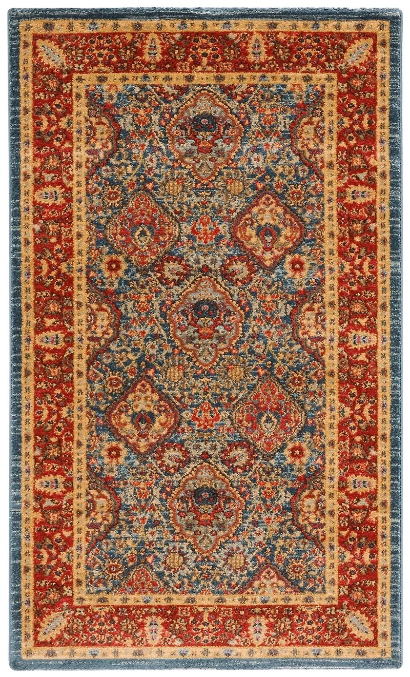 Safavieh Mahal Napier Floral Bordered Area Rug