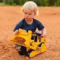 Maxx Action Bulldozer 16 po avec commandes joystick, lumières, sons de chantier, déplacement motorisé et godet fonctionnel MAXX ACTION POWER Bulldozer