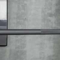 Soozier Rack de squat réglable avec barre de traction et barre d'haltères pour développé couché