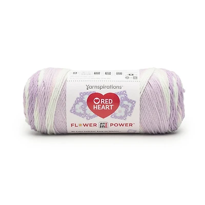 Red Heart® All In One Flower Power™ Fil acrylique peigné n° 4 (moyen), 8,8 oz/250 g, 417 yards
